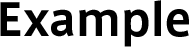 Example